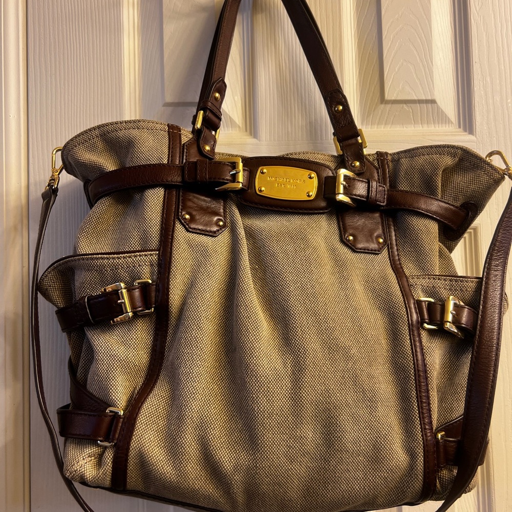 Michael Kors Brown and Tan Women's Bag